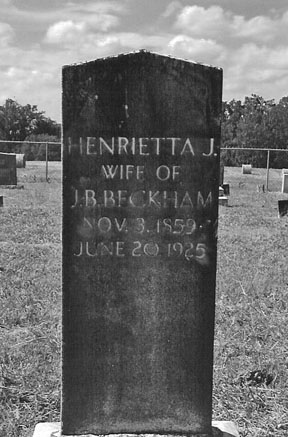 Henrietta Beckham-Emmanuel Cemetery 